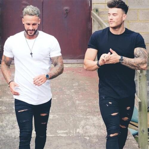 Fashion T Shirt Men Casual Sports Short Sleeve T-shirt Summer O-neck Gym Clothing Fitness Bodybuilding Workout Tee Shirt Male