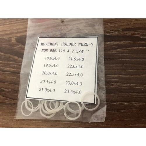 ETA 956-114 &7 3/4 Watch Movement Case Ring Assortment of 10 PCs