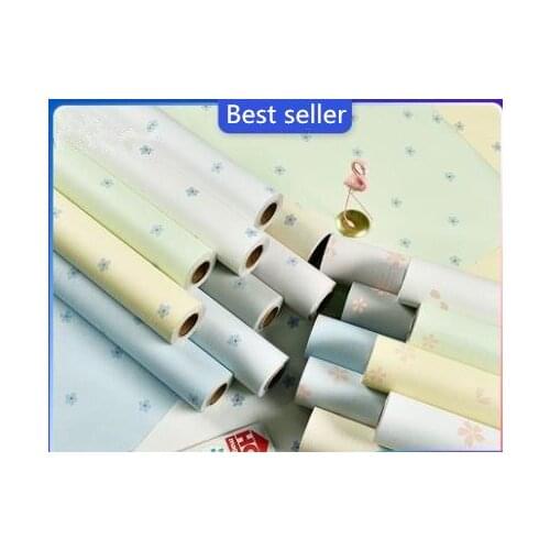 Small floral wallpaper self-adhesive rustic style bedroom TV background wall stickers PVC waterproof renovation stickers