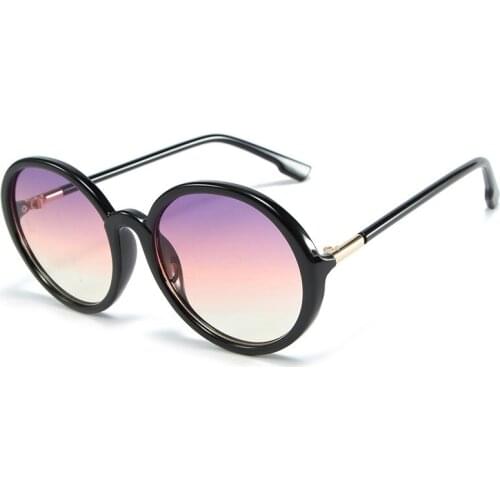 Vintage Round Sunglasses Women One Piece Eyeglasses for Men Outdoor Summer Luxury Gafas Oculos UV400 Shades S086DF