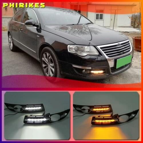 LED DRL Day Light for Volkswagen Magotan / VW Passat B6 2007-2011 Daytime Running Light Driving Fog Lamp