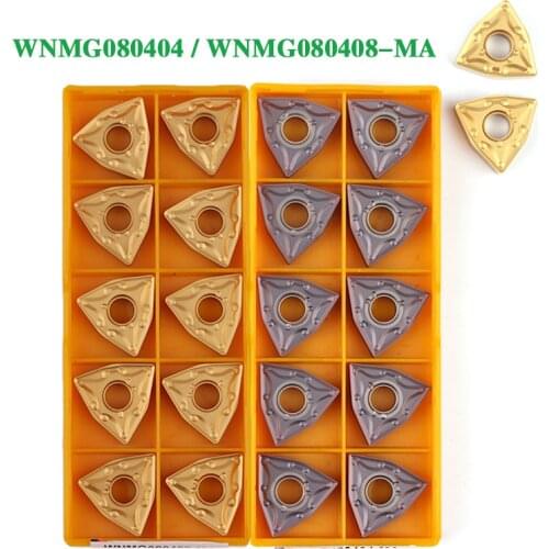 Carbide Insert WNMG080404 WNMG080408 MA VP15TF US735 UE6020 CNC Lathe Metal Turning Tools WNMG Blade External Turning Tool