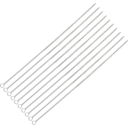 Uxcell 5pcs 10pcs Test Tube Brush 5mm 10mm Dia Twist Handle Nylon Wash Tubing Cleaning Brushes