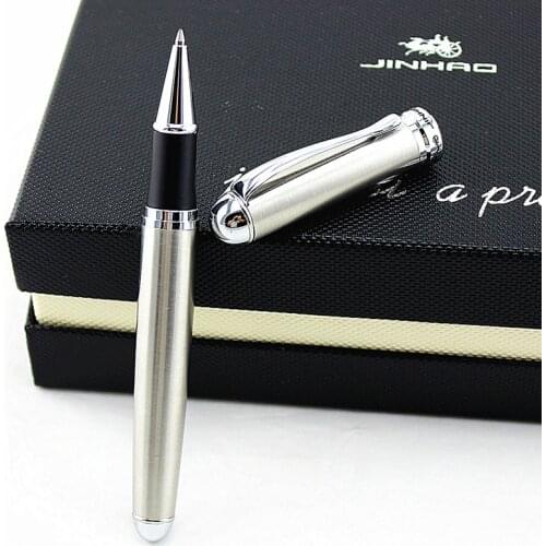 High Quality Jinhao 750 Ballpoint Pen Luxury 0.7MM Nib Silver Clip Ball Pen for Writing Business Office School Supplies caneta