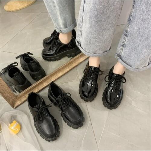 Japanese Student Shoes Girl Lolita Shoes JK uniform Shoes PU Leather Women Shoes D639
