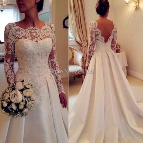 Wuzhiyi long wedding dress 2018 Aline vestido de noiva Custom made dress beading elegant wedding gown For wedding Puls size gown