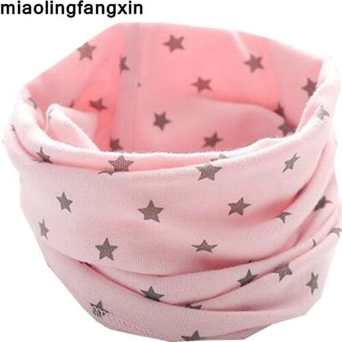 1pcs 40*20cm 100% Cotton Warm Girls Scarf Winter Children Scarves Boys Girls Collars Girls O Ring Neck Scarf Lovely Kids Collars
