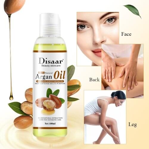 100ml Body Massage Essential Oil SPA Relaxing Argan Oil Nourish Hair Natural Extract Whitening Moisturizing Face Skin Care