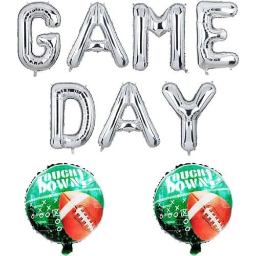 16 Inch Letter Game Day 18 Inch Football Balloon Kit
