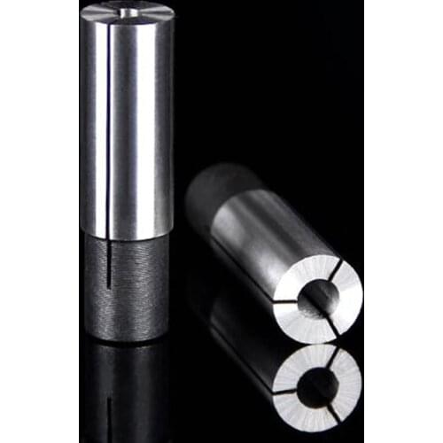 2 pcs 6.35mm to 3.175 /4mm 1/8 Precision Engraving Bit CNC Router Tool Adapter for Collet