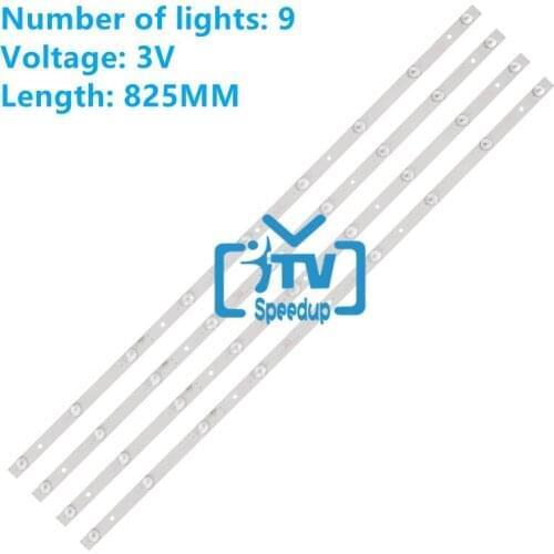 20pcs LED backlight 9 lamp for 43PFF5021 43PFF5011 T4312M LD43V22S DLED43GC4X9 DLED43GC 4X9 GC43D09-ZC23FG-01 ZC21FA