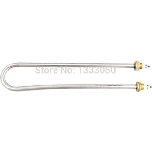 3KW U Shaped Stainless Steel Threaded U Heating Tube Heater AC 380V