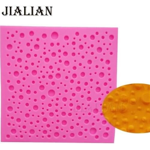 3D Lace round diamond gem pattern Cake Silicone Mold Decorating Tools silikon form kitchen Baking accessories T0896