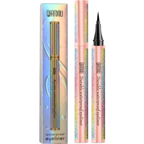 4D Starry Waterproof Eyeliner Liquid Pen Smudge-Proof Long Lasting Liner Pencil Quick Drying Eye Makeup Cosmetic 1 Pc TSLM2