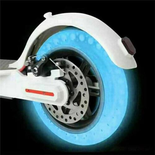 8.5 Inch Scooter Wheel Solid Tire Non-Inflatable Fluorescent Shock-Absorbing Tubeless Tyre For Xiaomi M365 Electric Scooter