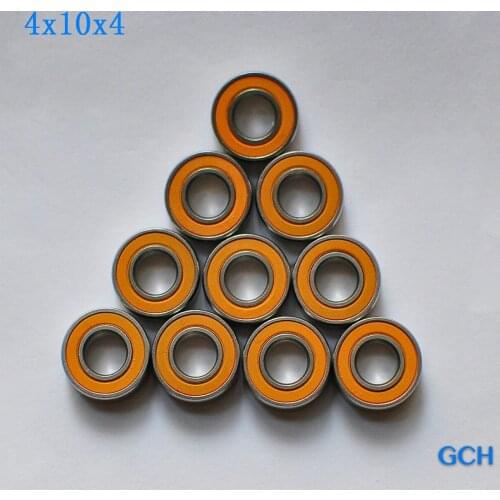 FREE SHIPPING 4X10X4 10PCS SMR104C 2OS ABEC7 Stainless Steel Hybrid Ceramic Fishing Reel Bearings