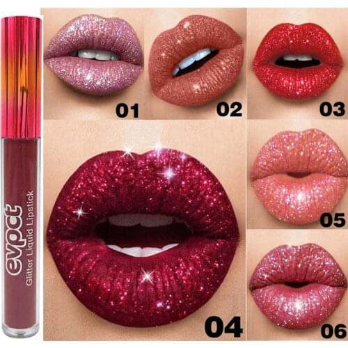 15 Colors Glitter Glossy Makeup Liquid Lipstick Professional Matte Changed Metallic Lipgloss Shiny Sexy LipGloss