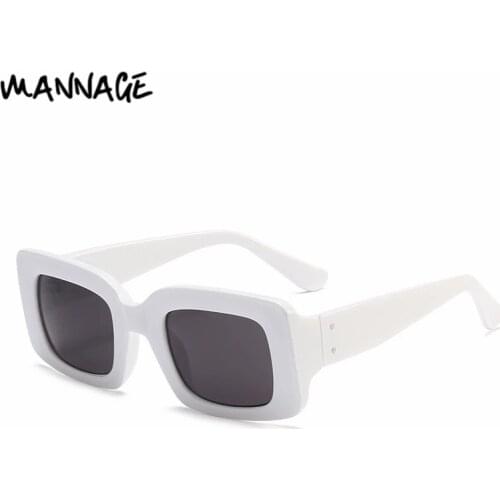 2020 Rectangle Sunglasses Women Men Vintage Square Sun Glasses Exquisite Travel Retro Eyewear Lunette De Soleil Femme