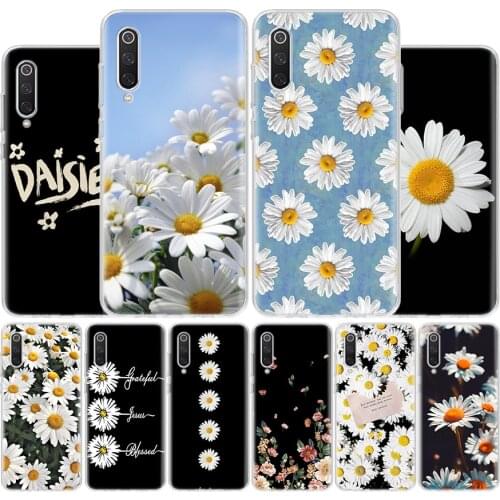 Daisy Daisies Art Floral Cover Phone Case For Xiaomi Redmi Note 10 9 9S 8T 8 7 6 5 9A 6A 7A 8A 9C K20 S2 Pro Luxury Soft Coque