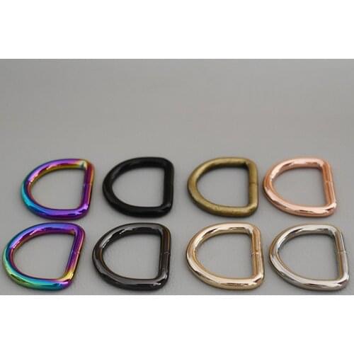 100 Pcs/Lot D-rings For 1Inch(25mm)Webbing Needlework Fit For Making Belts, Harnesses And Dog Collars, Luggage Straps,Backpacks