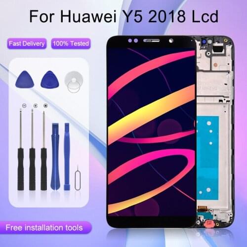 5.45inch Y5 2018 Display For Huawei Y5 Prime 2018 LCD Touch Digitizer Assembly Y5 Pro Screen DRA L02 L22 LX2 With Frame