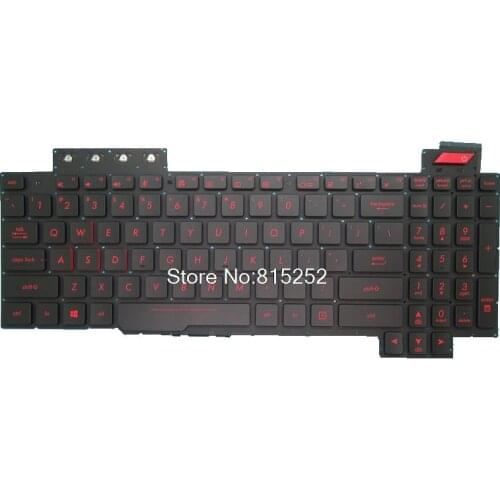 Laptop US Keyboard For ASUS GL703 GL703V GL703VD GL703VM GL703G GL703GE V170146BS1 AEBKLU01020 US Black With Backlit