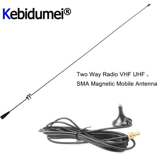 Newest UT-108UV Radio VHF UHF SMA Magnetic Mobile Antenna for Nagoya BAOFENG CB Radio Walkie UV-5R UV-B5 UV-B6 Two Way