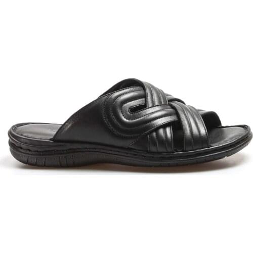 Hot Classic Summer Mens Sandals Genuine Leather Soft Breathable Shoes Designer Beach Roman Brand Sandals Men Sandals Slippers FS 952MA141