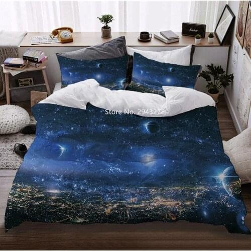 Star Series Pattern Bedding Set Mystery Good-looking Duvet Covered Pillowcase Home Textile Adult Children Bedroom Decoration