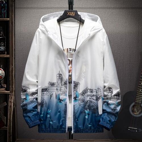 New Sunscreen Jacket 2021 Summer Waterproof Quick Dry Casual Jacket Men Raincoat Thin Windbreaker Breathable Outdoor Sport Coats