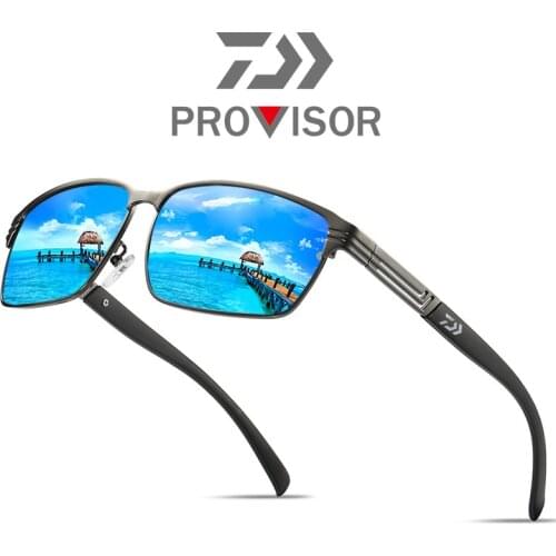 Daiwa UV400 Fisherman Sunglasses Anti-glare Fishing Glasses Men Fishing Hiking Camping Eyewear Sports Running Cycling Goggles