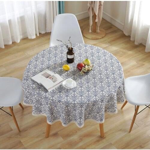 Modern Table Cloth Round Tablecloth Nappe Table Cover Party Wedding Table Cloth for Home Table Decoration Manteles Home Textile