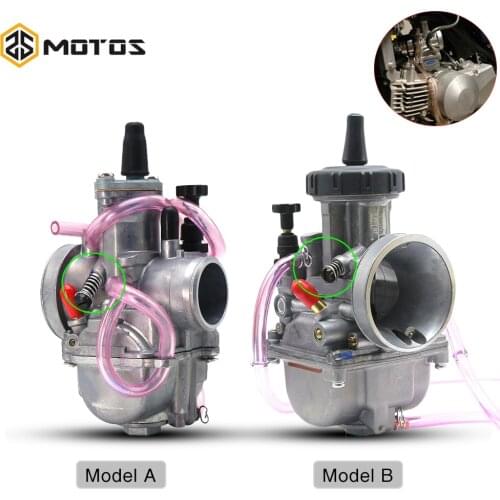 ZS MOTOS Universal 28 33 35 36 38 mm PWK Carburador Motorcycle Carburetor For Mikuni For KEIHIN FCR PWM PE Carb YZ KX CR RM SX