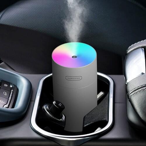 Portable Mini Aroma Water Diffuserer USB Air Humidifier Home Office Spray Fogger Maker LED Light Ultrasonic Car Aroma Humidifier