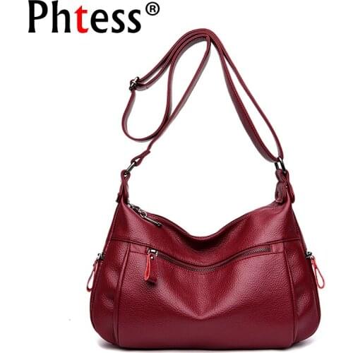 2019 Crossbody Bags For Women Leather Messenger Bags Sac a Main Luxury Handbags High Qaulity Vintage Ladies Shoulder Bag Female