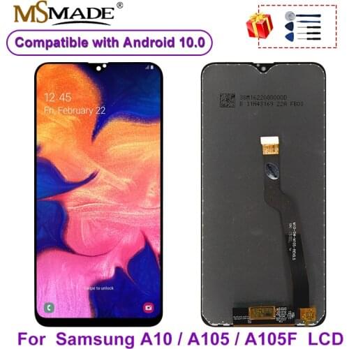 6.2" For Samsung Galaxy A10 A105 A105F SM-A105F LCD Display Touch Screen Digitizer Replacement Parts For Galaxy A10 2019 LCD