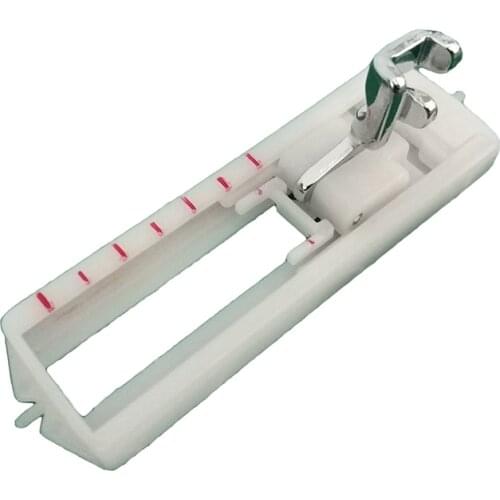 1Pcs White Color Locking Sewing Buttonhole Sewing Machine Foot with Old Fashioned Low Holders New Plastic Sewing Machine Parts