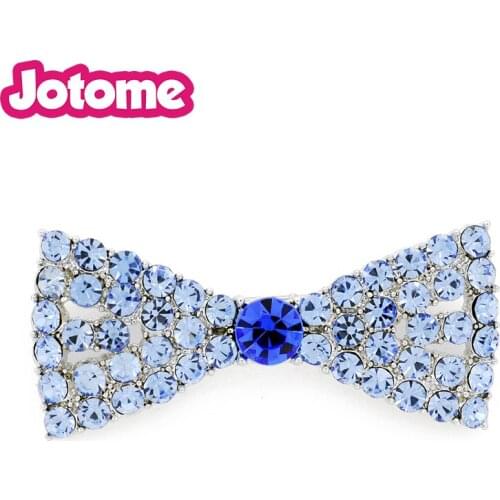 100pcs/lot Free Shipping Bow Tie Pin Bow-Knot Brooches Rosette Brooch