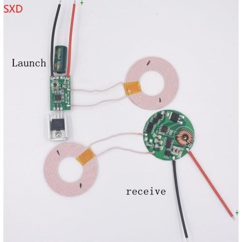 24V 1.2A High Current Small Coil Wireless Charging Wireless Power Supply Modulexkt801-51