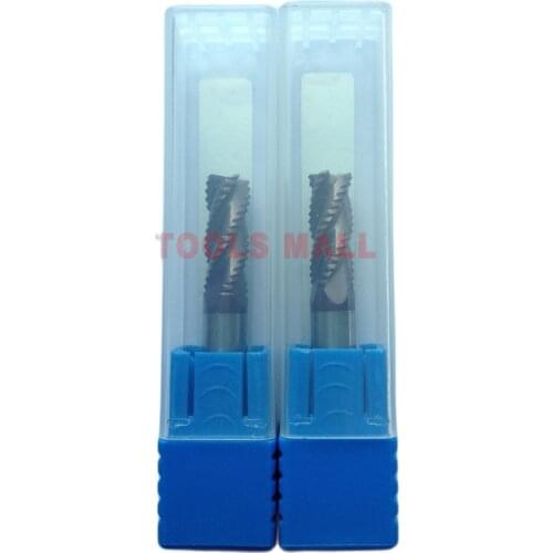 Free Shipping-3pcs 8mm Roughing End Mills 3 flute HRC45 Milling cutters CNC EndMill Tools Carbide router bits milling bits