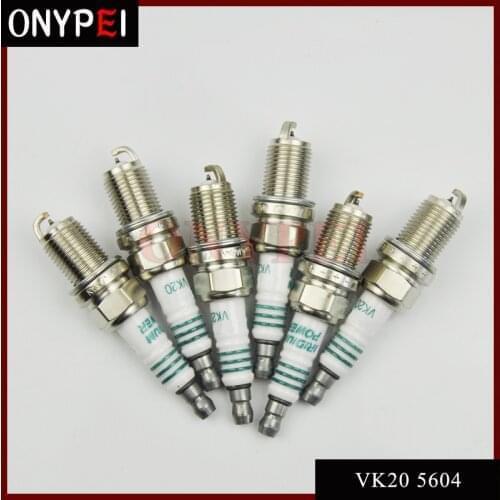 4-6pcs VK20 5604 VK205604 Car Power Plugs Iridium Tough Spark Plug For BMW FORD NISSAN HONDA VK20-5604 267700-0720