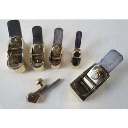 5pcs different size convex bottom+1pcs flat bottom brass planes,woodworking tool