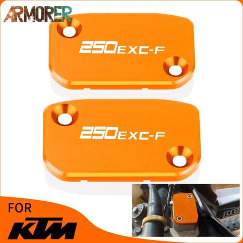 Motorcycle Accessories For KTM 250EXC-F 250 EXC-F EXCF EXC F Front Brake Fluid Reservoir Cover Cap 2006 - 2021 2017 2018 2019