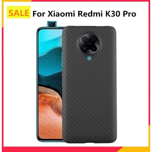 Biipaer 100% Real Pure Carbon Fiber Phone Case For Redmi K30 Pro Ultra-thin Anti-Fall Hard Cover For Xiaomi Redmi K30 Pro