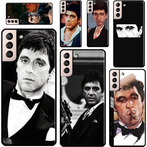 Scarface Tony Montana Cover For Samsung Galaxy S21 Ultra Note 20 Note 10 S8 S9 S10 S20 Plus S20 FE Phone Case