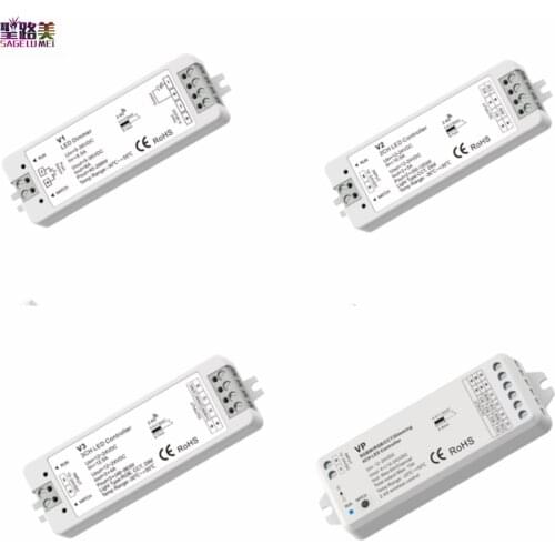 DC12-24V V3 VP V5-M RGBW RGB+CCT RGB controller V1 V2 single color CCT led dimmer 12V CV RF 2.4G For 1 2 3 4CH led strip light