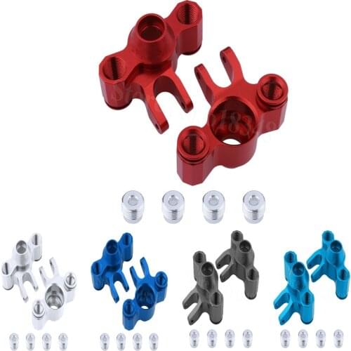 For 1/10 Scale E-Maxx Brushless TSM Aluminum Axle carriers L/R Steering Knuckles Upgrade Parts 5334