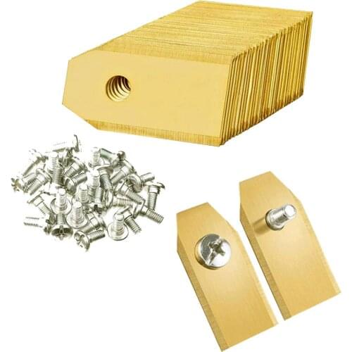 30/45pcs Lawn Mower Blade Lawn Robot Blade Garden Lawn Mower Replacement Blades For Husqvarna , Gardena