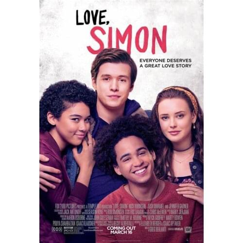 Lot style Choose Love, Simon Movie Art print Silk poster Home Wall Decor