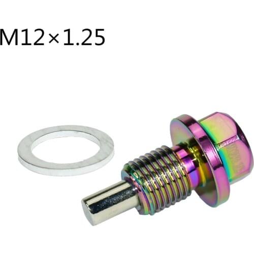M12*P1.25MM Neo Chrome Magnetic Oil Drain Plug /Oil Sump drain plug Nut